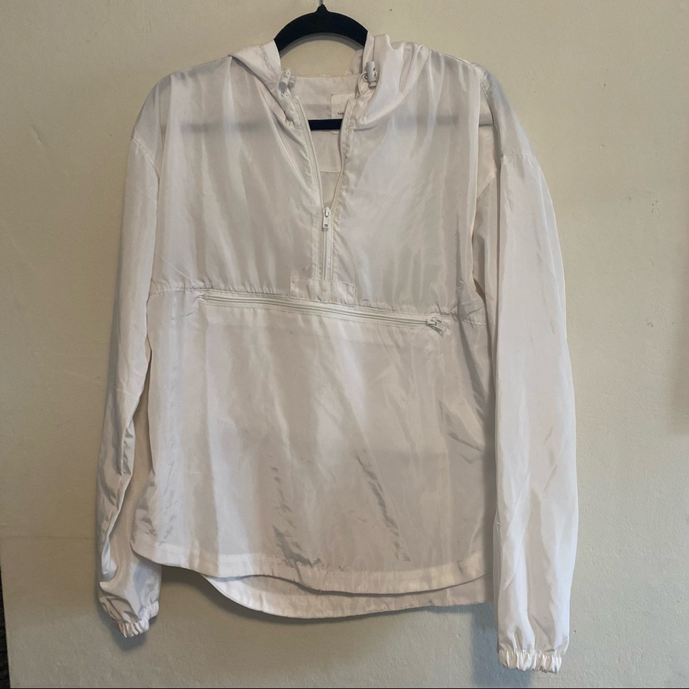 Windbreaker hoodie quarter zip